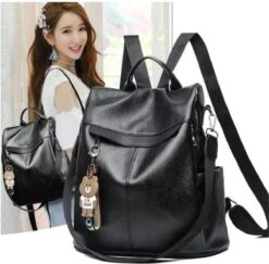 Dames Anti-diefstal Rugzak Schoudertas Vrije Tijd Schooltas Anti Diefstal PU-leer 7 Dames Anti-diefstal Rugzak Schoudertas Vrije Tijd Schooltas Anti Diefstal PU-leer -Reis Opberg Artikelen 1200x1180 8