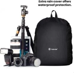 Tarion Rugzakje Voor Fotografen; Met Speciale Opbergruimte Voor Een Spiegelreflexcamera; Waterdicht, Licht En Compact; Incl. Vak Voor 15 Inch Laptop En Een Regenhoes; Grijs 12 Tarion Rugzakje Voor Fotografen; Met Speciale Opbergruimte Voor Een Spiegelreflexcamera; Waterdicht, Licht En Compact; Incl. Vak Voor 15 Inch Laptop En Een Regenhoes; Grijs -Reis Opberg Artikelen 1200x1186 4