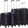 Castillo Quadrant 4 Delige ABS Kofferset - Zwart -Reis Opberg Artikelen 1200x1187 7