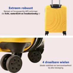 CabinMax Velocity Handbagage Koffer - Uitbreidbaar Trolley 44L - Harde Reiskoffer - 55x40x20/25 Cm - Lichtgewicht - Groot Capaciteit - Geel 14 CabinMax Velocity Handbagage Koffer - Uitbreidbaar Trolley 44L - Harde Reiskoffer - 55x40x20/25 Cm - Lichtgewicht - Groot Capaciteit - Geel -Reis Opberg Artikelen 1200x1190 3