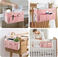 Merkloos 2 Stuks Handtas-organizer, Dames Reistas, Cosmetica-reistas Voor Dames, Reis-inzet-handtas Met Handgrepen, Ritssluiting, Voor Thuis, Op Reis (blauw + Oranje) -Reis Opberg Artikelen 1200x1191 9