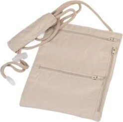 Merkloos Handige Halstas - Nektasje Reisportemonee 20 Cm - Reistasje -Reis Opberg Artikelen 1200x1192 9