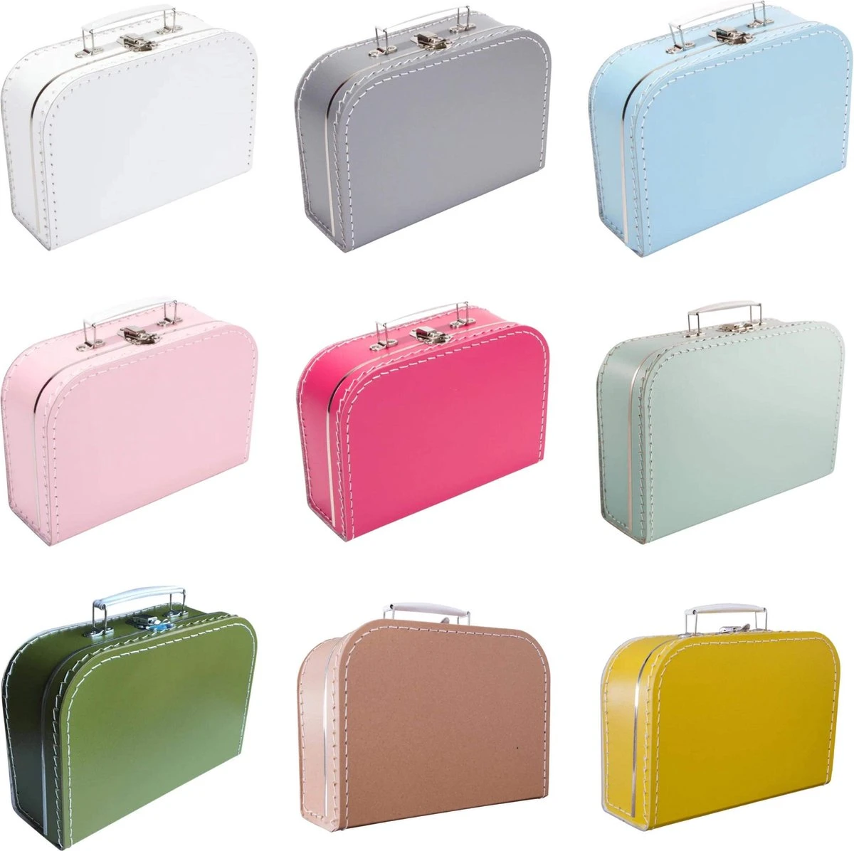 Kinder Koffertje | Naam Koffertje | Logeerkoffer | Kraamcadeau | Baby | Keuze Uit Diverse Kleuren 4 Kinder Koffertje | Naam Koffertje | Logeerkoffer | Kraamcadeau | Baby | Keuze Uit Diverse Kleuren - Afbeelding 2