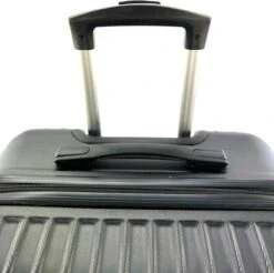 AATravel M Reiskoffer - Trolley ABS - Met Dubbele Wielen - 66 Cm - 66 Liter - Zwart -Reis Opberg Artikelen 1200x1196 4