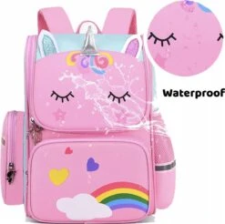 Pop It Tasje + Schooltas Meisje - Fidget Toys - Kinderrugzak - Rugtas Meisje - Roze - 40 X 27 X 15 Cm -Reis Opberg Artikelen 1200x1196 9