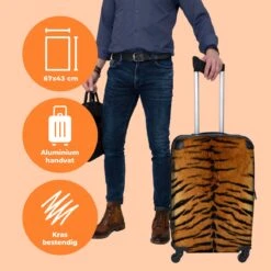 NoBoringSuitcases.com® Koffer Groot - Tijger - Wilde Dieren - Tijgerprint - Design - Trolley Koffer Met TSA-slot - Met Wielen - 90 Liter - Reiskoffer - 66 Cm 12 NoBoringSuitcases.com® Koffer Groot - Tijger - Wilde Dieren - Tijgerprint - Design - Trolley Koffer Met TSA-slot - Met Wielen - 90 Liter - Reiskoffer - 66 Cm -Reis Opberg Artikelen 1200x1200 1023