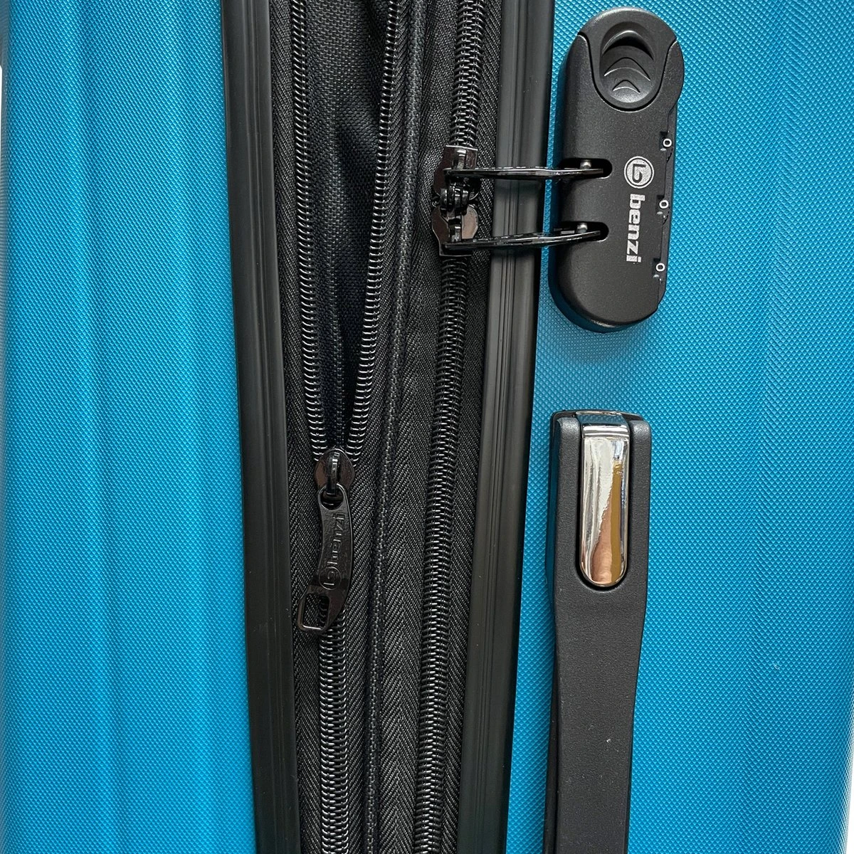 Benzi Leon Medium Reiskoffer 67 Cm - Exp - 65/74 Liter - Turquoise 7 Benzi Leon Medium Reiskoffer 67 Cm - Exp - 65/74 Liter - Turquoise - Afbeelding 5