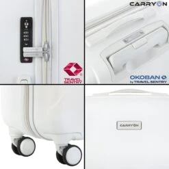 CarryOn Skyhopper Reiskoffer - 68.5cm TSA Trolley Met OKOBAN - Wit 15 CarryOn Skyhopper Reiskoffer - 68.5cm TSA Trolley Met OKOBAN - Wit -Reis Opberg Artikelen 1200x1200 1073