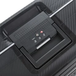 CarryOn Steward TSA Reiskoffer - 65cm Trolley Met Kliksloten - Dubbele Wielen - Zwart -Reis Opberg Artikelen 1200x1200 1086