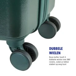 Princess Traveller Harlem - Reiskoffer - Groen - L - 76cm -Reis Opberg Artikelen 1200x1200 11
