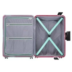 CarryOn Steward TSA Reiskoffer - 65cm Trolley Met Kliksloten - Dubbele Wielen - Roze -Reis Opberg Artikelen 1200x1200 1137