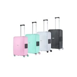 CarryOn Steward TSA Reiskoffer - 65cm Trolley Met Kliksloten - Dubbele Wielen - Roze -Reis Opberg Artikelen 1200x1200 1143