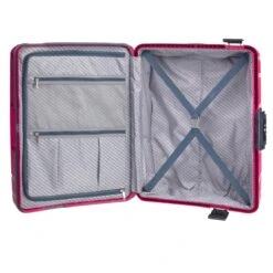 CarryOn Steward Kofferset - 2-delige TSA Trolleyset Met Kliksloten - Dubbele Wielen - Rood -Reis Opberg Artikelen 1200x1200 1301