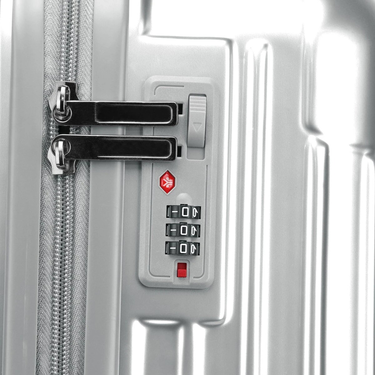 Royal Swiss - Reis Koffer - 56cm - Cijferslot- Lichtgewicht Koffer - 4 Wielen- Zilver 10 Royal Swiss - Reis Koffer - 56cm - Cijferslot- Lichtgewicht Koffer - 4 Wielen- Zilver - Afbeelding 8