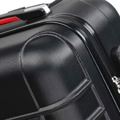 Monzana Kofferset - 4 Stuks S M L XL Met Wielen Cijferslot - Zwart -Reis Opberg Artikelen 1200x1200 1329