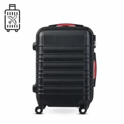 Monzana Kofferset - 4 Stuks S M L XL Met Wielen Cijferslot - Zwart -Reis Opberg Artikelen 1200x1200 1333