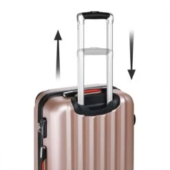 Monzana Hardcase Kofferset 4 Delig - Baseline Beautycase/M/L/XL - Rosé -Reis Opberg Artikelen 1200x1200 1480