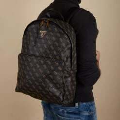 GUESS Vezzola Heren Rugzak Kunstleer - Bruin