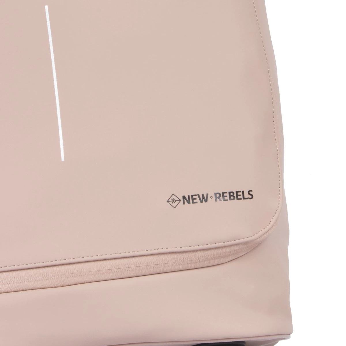 New Rebels® Harper Reistas / Weekendtas Geschikt Voor Handbagage - Waterafstotend Polyutheraan - Trolley Met Wielen En Reflectiedetails - Oud Roze - 29L 10 New Rebels® Harper Reistas / Weekendtas Geschikt Voor Handbagage - Waterafstotend Polyutheraan - Trolley Met Wielen En Reflectiedetails - Oud Roze - 29L - Afbeelding 8