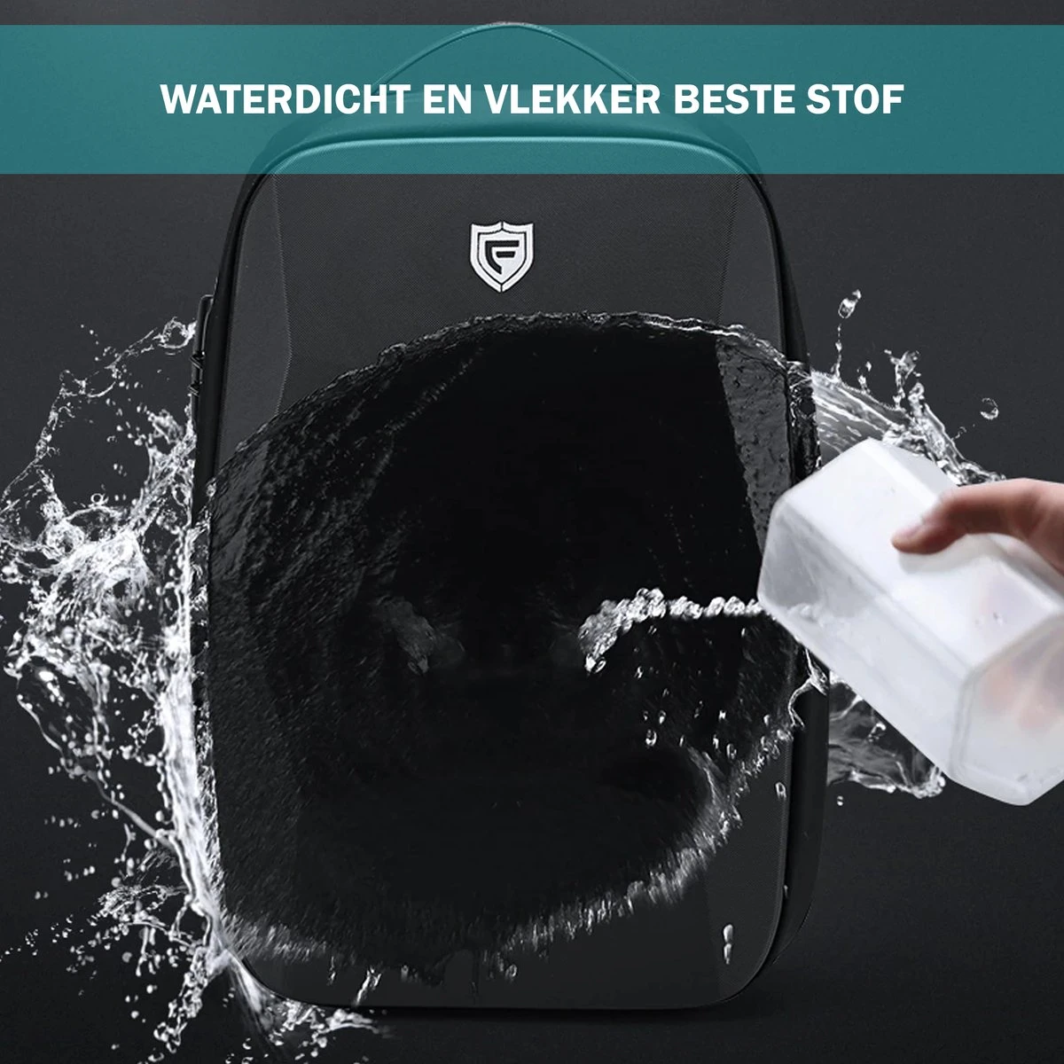 Brandie® - Rugzak - Geschikt Voor 17.3 Inch Laptop - Reistas - Schoudertas - Waterdichte - USB Opladen - Hoge Capaciteit - Anti Diefstal - Normaal Zwart - Voor Heren Tas - Grootte 14*32*48cm - Gewicht 1.3 Kg 12 Brandie® - Rugzak - Geschikt Voor 17.3 Inch Laptop - Reistas - Schoudertas - Waterdichte - USB Opladen - Hoge Capaciteit - Anti Diefstal - Normaal Zwart - Voor Heren Tas - Grootte 14*32*48cm - Gewicht 1.3 Kg - Afbeelding 10