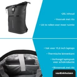 Rugzak Jongens - Rugzak Met Laptopvak 15,6 Inch - 20 Liter - Waterafstotend En Thermo Materiaal - Zwart -Reis Opberg Artikelen 1200x1200 1748