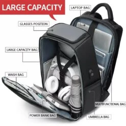 Eurcool Rugzak Mannen Multifunctionele Grote Capaciteit Mannelijke Mochila Tassen Usb-poort Opladen Laptop School Rugzakken -Reis Opberg Artikelen 1200x1200 1767