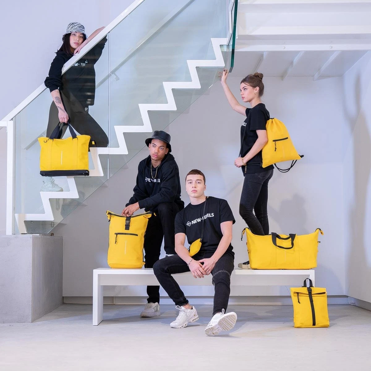 New Rebels Laptoprugzak Mart - Geel 9 New Rebels Laptoprugzak Mart - Geel - Afbeelding 7