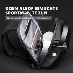 Brandie® - Rugzak - Laptop Rugzak Tot Voor Unisex - Schooltas - Waterdicht - Large Capaciteit - USB Poort - Met Regenhoes - Schoudertas Voor Reizen En Zakelijk Werk - Materiaal Polyester - Maat16 X 11 X 33 Inch - Zwart -Reis Opberg Artikelen 1200x1200 1855