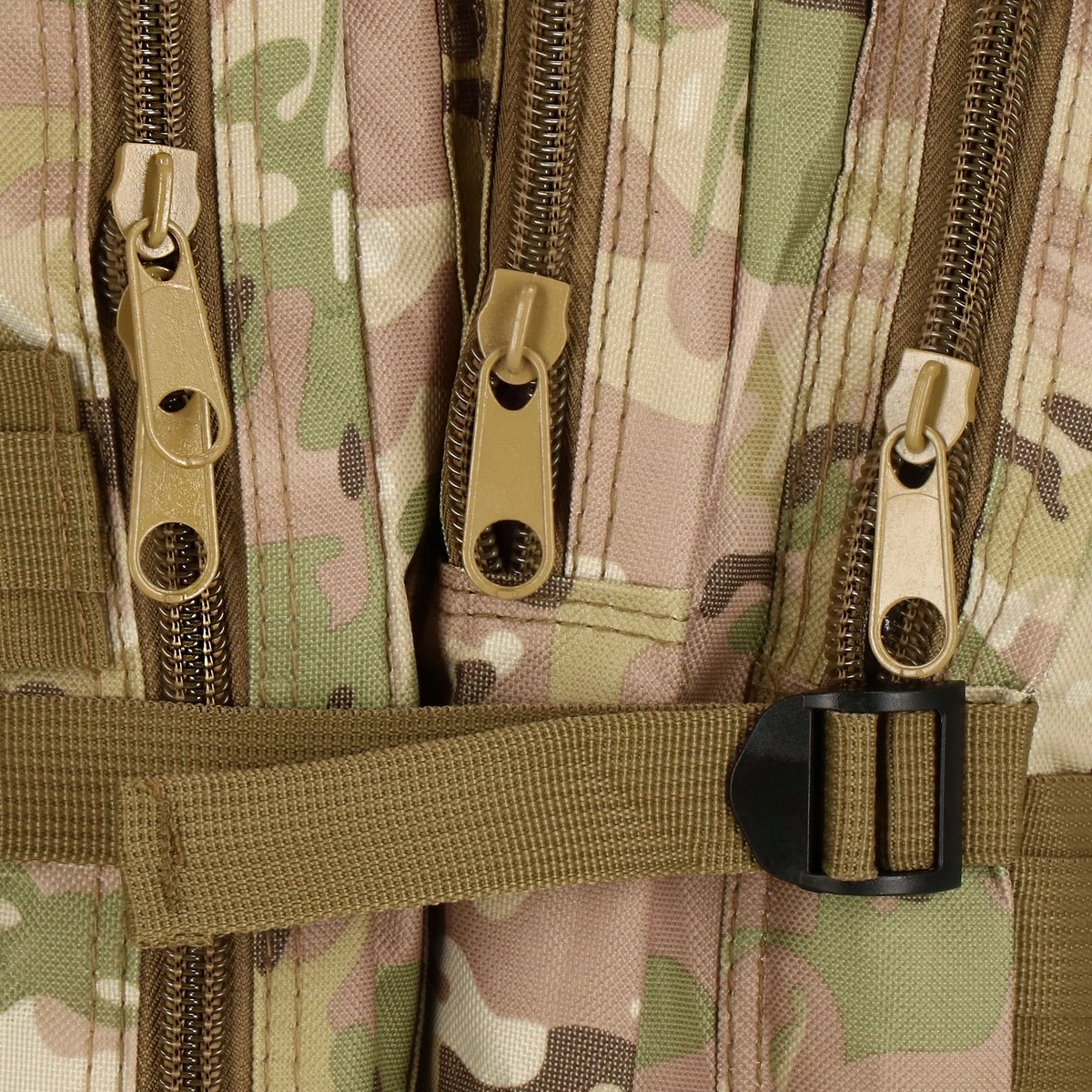 Springos Rugzak | Backpack | Wandelrugzak | Tactical Backpack | 35 Liter | Camouflage | Groen/Camel/Beige 9 Springos Rugzak | Backpack | Wandelrugzak | Tactical Backpack | 35 Liter | Camouflage | Groen/Camel/Beige - Afbeelding 7