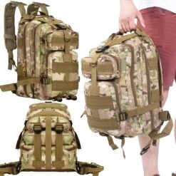 Springos Rugzak | Backpack | Wandelrugzak | Tactical Backpack | 35 Liter | Camouflage | Groen/Camel/Beige 31 Springos Rugzak | Backpack | Wandelrugzak | Tactical Backpack | 35 Liter | Camouflage | Groen/Camel/Beige -Reis Opberg Artikelen 1200x1200 1948