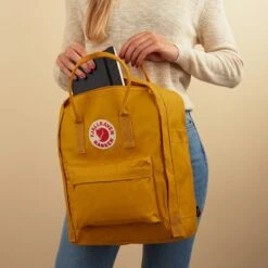 Fjallraven Fjällräven Kånken Unisex Rugzak - Ochre-Confetti Pattern -Reis Opberg Artikelen 1200x1200 1959
