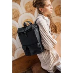 Violet Hamden Essential Bag Dames LaptoptasRugzak Kunststof - Zwart -Reis Opberg Artikelen 1200x1200 1998