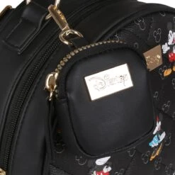 DISNEY Mickey En Minnie Mouse - Rugzak + Zakje, Zwart, Gewatteerd, Klein -Reis Opberg Artikelen 1200x1200 2013