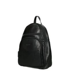 Old West Leren Dames Rugzak San Antonio M - Zwart -Reis Opberg Artikelen 1200x1200 2050