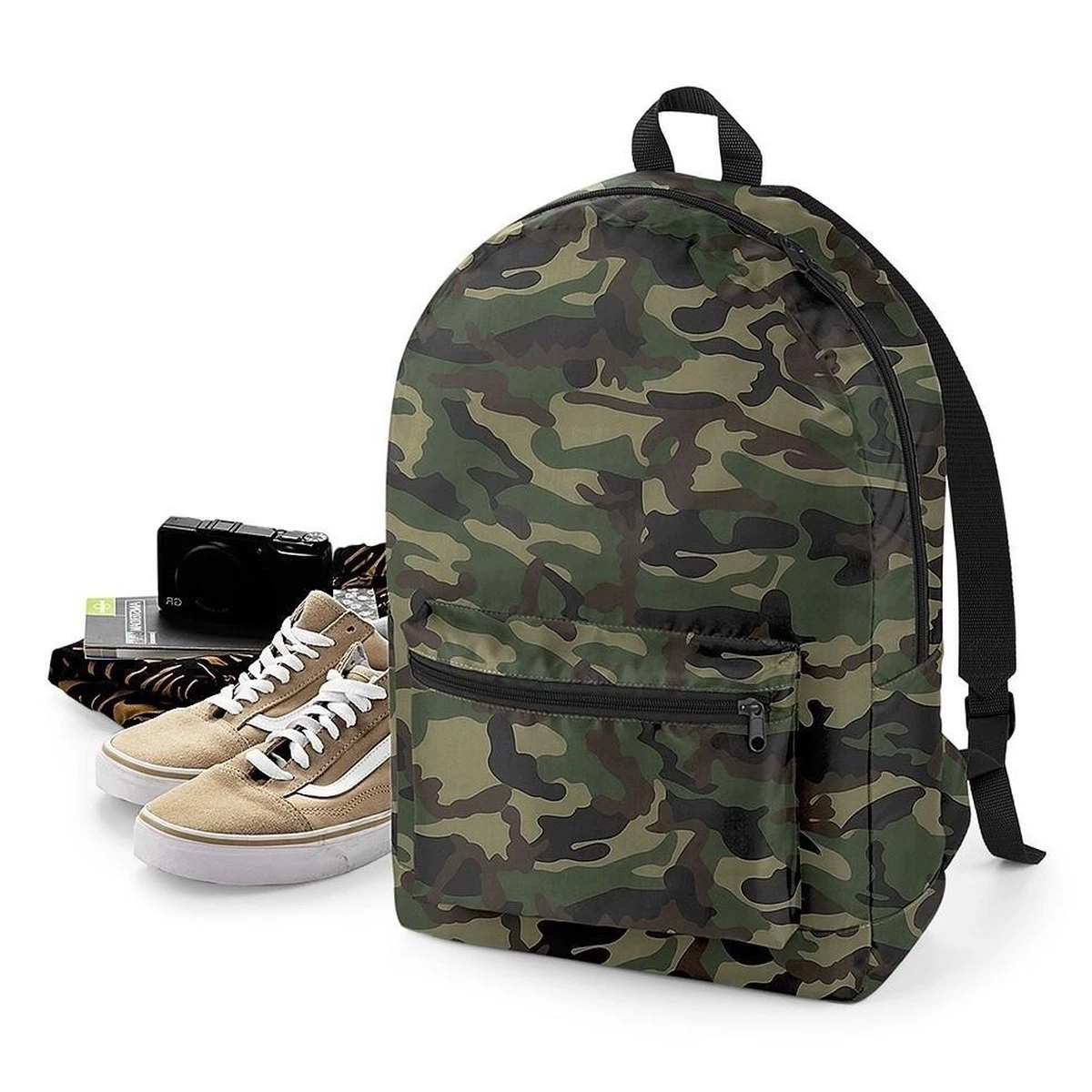 Merkloos Rugzak-Backpack Kleur Camouflage 20 Liter Waterbestendig Stof 9 Merkloos Rugzak-Backpack Kleur Camouflage 20 Liter Waterbestendig Stof - Afbeelding 7