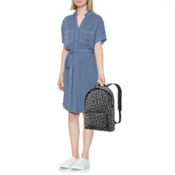 Reisenthel Mini Maxi Rucksack Rugzak - Opvouwbaar - 14L - Signature Black Zwart -Reis Opberg Artikelen 1200x1200 2055