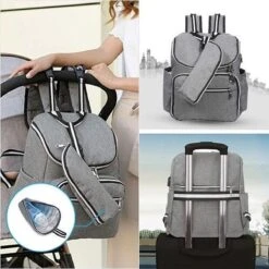 Rugtas Zeer Stevig, De Rugtas Is Geïsoleerd GESCHIKT VOOR Luiers, Babyflessen, Cosmeticadoeken, Vochtige Doeken, Kleding, Handdoeken, Hoeden, Kleine Schoenen, Sokken, En Veel Meer -Reis Opberg Artikelen 1200x1200 2085