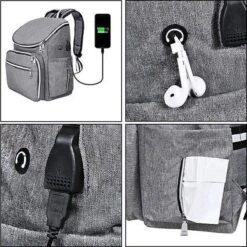 Rugtas Zeer Stevig, De Rugtas Is Geïsoleerd GESCHIKT VOOR Luiers, Babyflessen, Cosmeticadoeken, Vochtige Doeken, Kleding, Handdoeken, Hoeden, Kleine Schoenen, Sokken, En Veel Meer -Reis Opberg Artikelen 1200x1200 2086