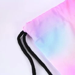 Unicorn Gymtas + Etui - Sporttas Met Rijgkoord - Bloemetjes - 4-12 Jaar -Reis Opberg Artikelen 1200x1200 2112