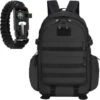 Waterdichte Rugzak Tactical Backpack Met Gratis Paracord - Vierdaagse Wandelrugzak - Schooltas Reistas Handbagage Zwart -Reis Opberg Artikelen 1200x1200 2128
