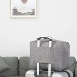 Merkloos TDR-Organiser Opbergtas-reistas Handbagage -Luxe Organizer Voor Kleren En Toiletartikelen -Grijs -Reis Opberg Artikelen 1200x1200 2223