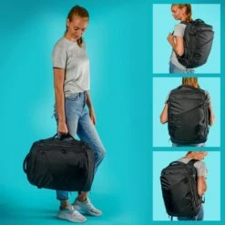TRVLMORE Reistas - Rugzak - Handbagage Weekendtas - Backpack - Waterafstotend - 40L - Zwart 21 TRVLMORE Reistas - Rugzak - Handbagage Weekendtas - Backpack - Waterafstotend - 40L - Zwart -Reis Opberg Artikelen 1200x1200 2230