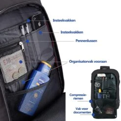 CabinMax Metz Reistas – Handbagage 20L – Rugzak – Schooltas - 40x25x20 Cm – Compact Backpack – Lichtgewicht – Teal -Reis Opberg Artikelen 1200x1200 2267