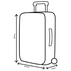 Enrico Benetti Adelaide Reistas XL - 100 Liter - Zwart -Reis Opberg Artikelen 1200x1200 2322