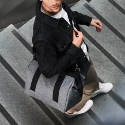 Reisenthel Allrounder M Reistas Sporttas - Maat M - 18L - Twist Silver Grijs -Reis Opberg Artikelen 1200x1200 2351