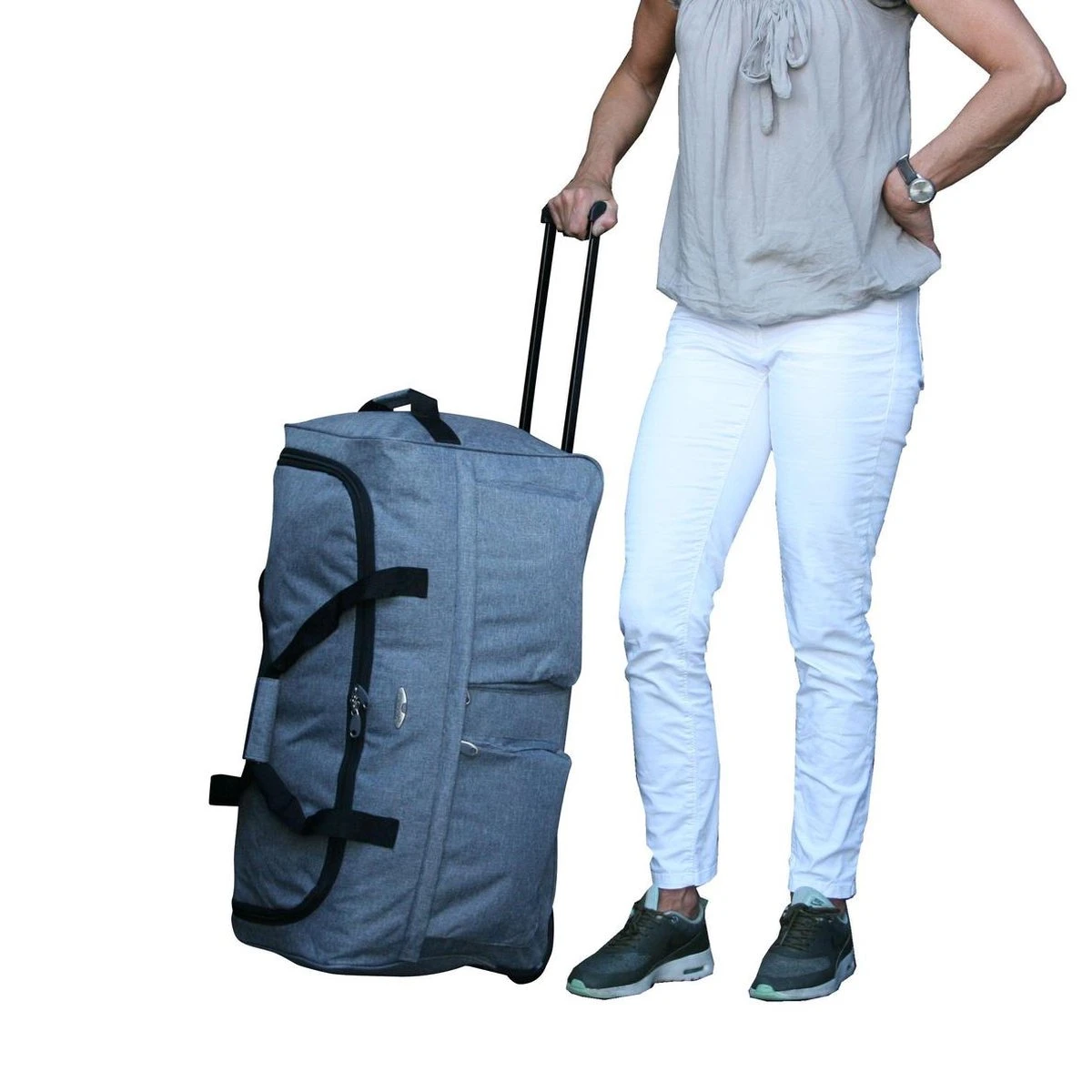 Castillo Stanford M - Middelgrote Wieltas - 68,5 Cm - Donkergrijs 5 Castillo Stanford M - Middelgrote Wieltas - 68,5 Cm - Donkergrijs - Afbeelding 3