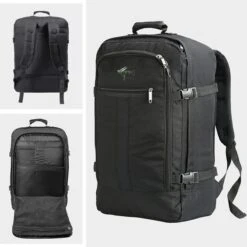 CabinMax Metz Reistas– Handbagage 44L- Rugzak – Schooltas - Backpack 55x40x20cm – Lichtgewicht - Zwart (MZ BK) -Reis Opberg Artikelen 1200x1200 2475