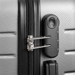 Swiss Alpine 2.0 - Handbagage Koffer - 55x35x20 Cm - 4 Wielen - Zilver -Reis Opberg Artikelen 1200x1200 265