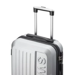 Swiss - Lausanne - Handbagage Koffer - 4 Wielen - TSA-Cijferslot - Zilver -Reis Opberg Artikelen 1200x1200 330