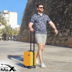 CabinMax Handbagage Koffer - Trolley 30L - Harde Reiskoffer - 45x36x20cm - Lichtgewicht - Groot Capaciteit - Geel 21 CabinMax Handbagage Koffer - Trolley 30L - Harde Reiskoffer - 45x36x20cm - Lichtgewicht - Groot Capaciteit - Geel -Reis Opberg Artikelen 1200x1200 336